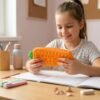 Pop It Silicone Pencil Pouch – Stress-Relieving & Spacious Organizer