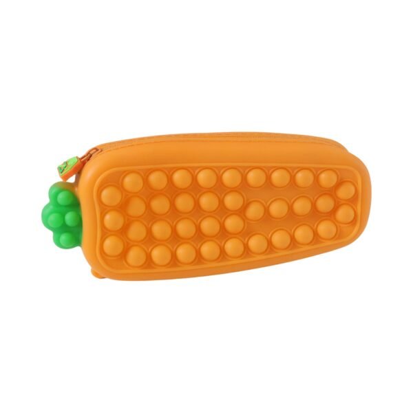Pop It Silicone Pencil Pouch – Stress-Relieving & Spacious Organizer