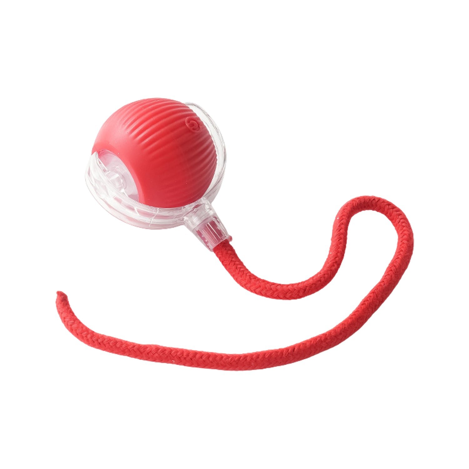 Interactive Cat Toy Ball – LED Light & Detachable Tail