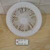 Remote Control Ceiling Fan with Light, E27 Socket LED Lamp Fan for Home (1 Set)