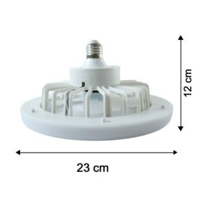 Remote Control Ceiling Fan with Light, E27 Socket LED Lamp Fan for Home (1 Set)