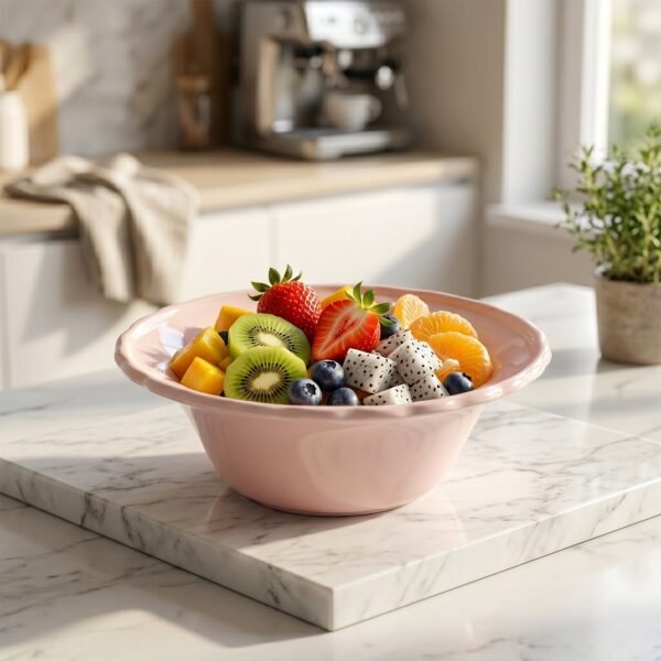 Plastic Serving Bowl Set – Bright, Durable & Unbreakable for Everyday Use