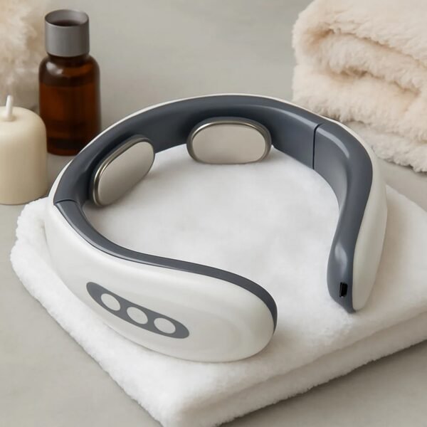 Wireless Electric Neck Massager Cordless Cervical Pulse Massage Device (1 Pc)