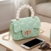 ChainLadiesBags-06_aaa19557-582f-4c51-8655-04e0a820a389 Quilted Mini Handbag – Elegant Pearl Handle & Chain Strap