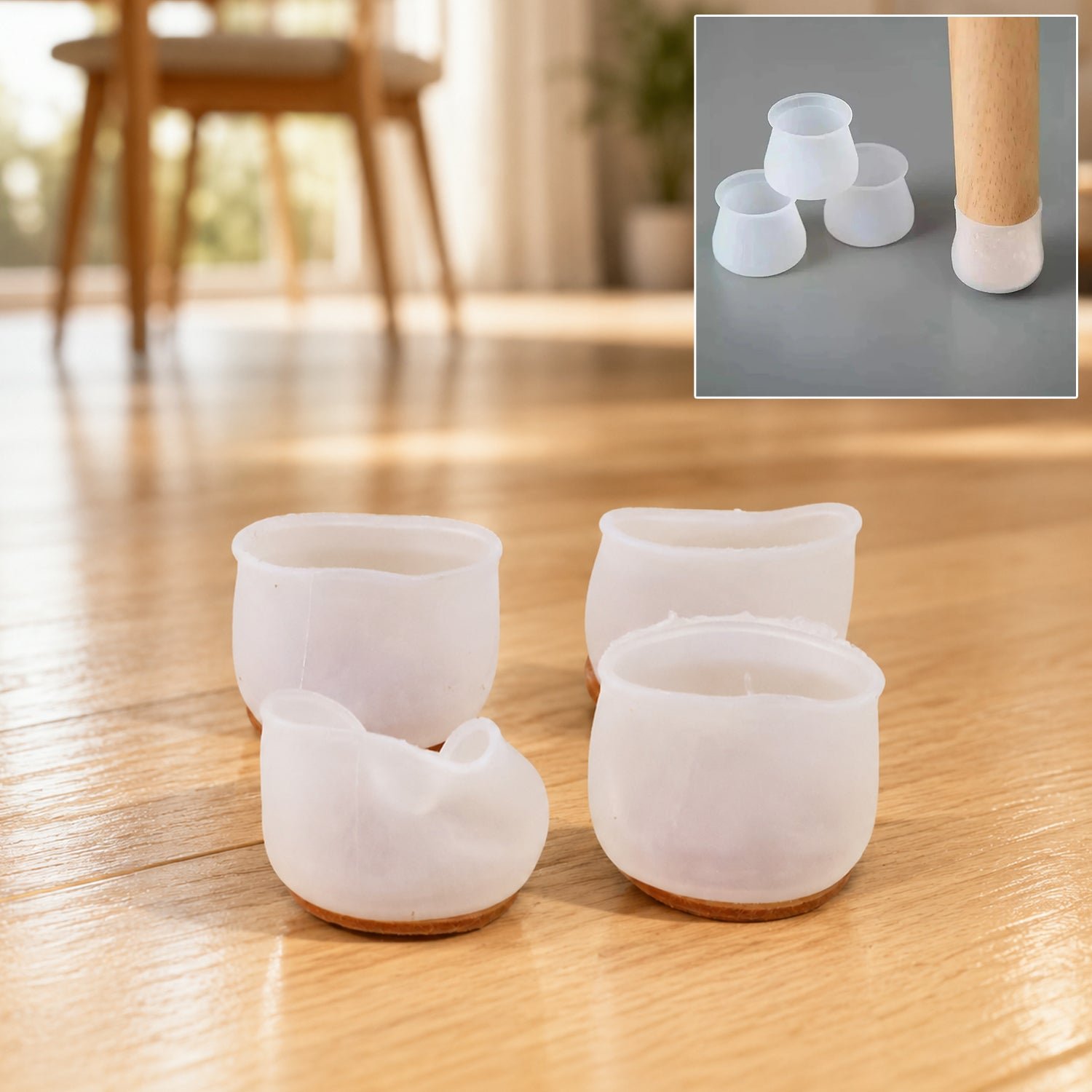 Silicone Furniture Feet Pads – Scratch Protection & Noise Reduction