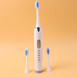 Electric Toothbrush Set – Rechargeable Sonic Cleaner with 3 Brush Heads