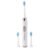 Electric Toothbrush Set – Rechargeable Sonic Cleaner with 3 Brush Heads