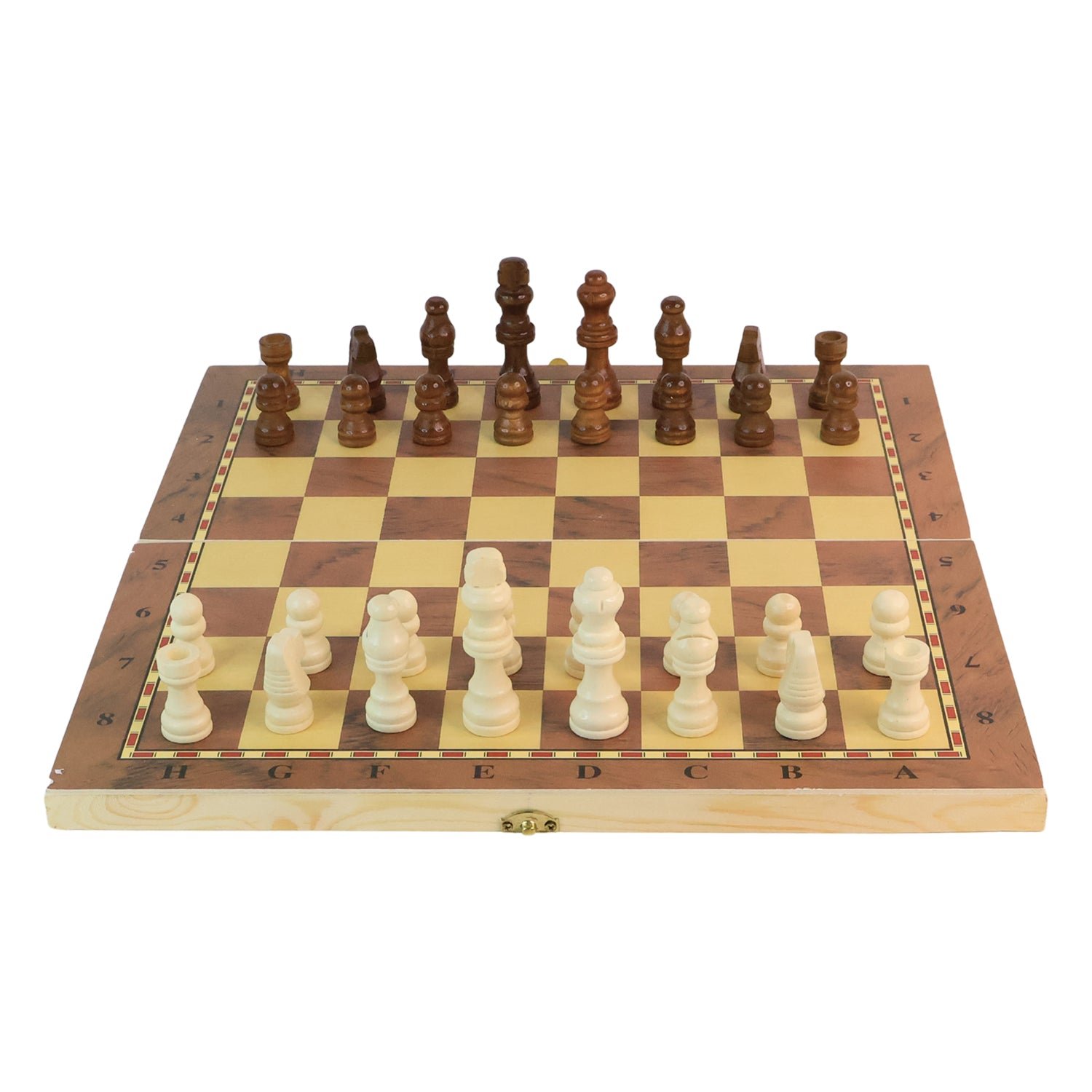Folding Wooden Chess Board Set – Travel-Friendly | Boardoria