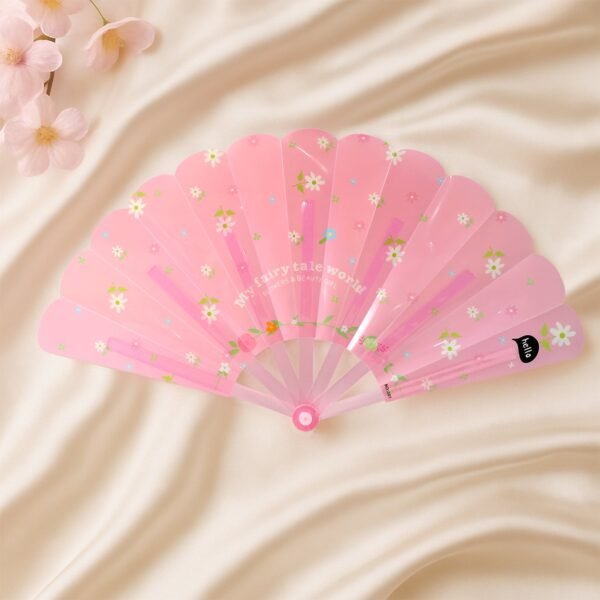 Foldable Hand Fan for Men Lightweight Pocket Size Portable Cooling (1 Pc)