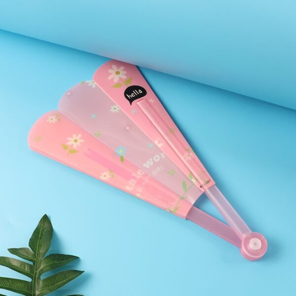 Foldable Hand Fan for Men Lightweight Pocket Size Portable Cooling (1 Pc)