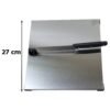 Stainless Steel 2 In 1 Cutting and Chopping Board with Built In Kni...