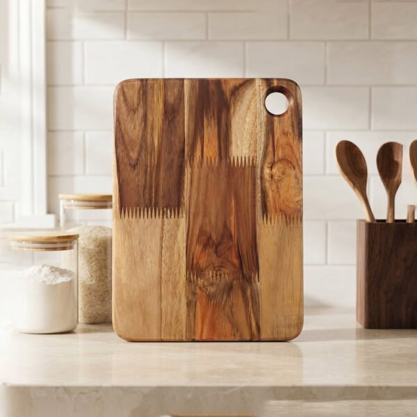 Wooden Chopping Board and Cutting Board for Kitchen 10 x 14 Inch (1...