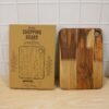Wooden Chopping Board and Cutting Board for Kitchen 10 x 14 Inch (1...