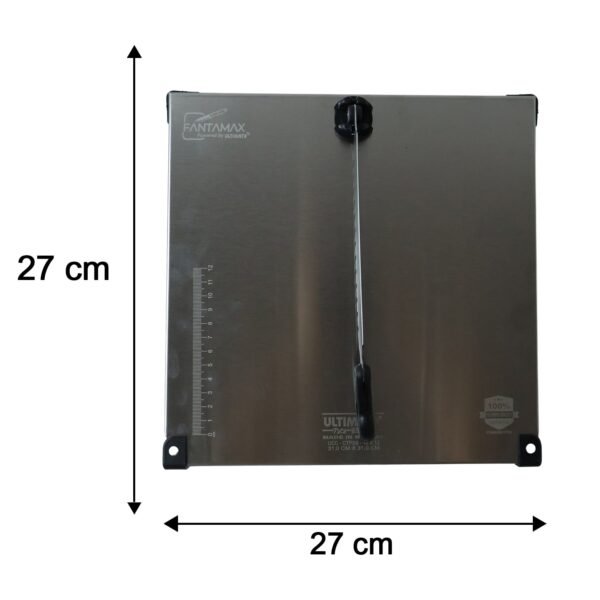 Stainless Steel 2 in 1 Cutting and Chopping Board with Knife for Ki...