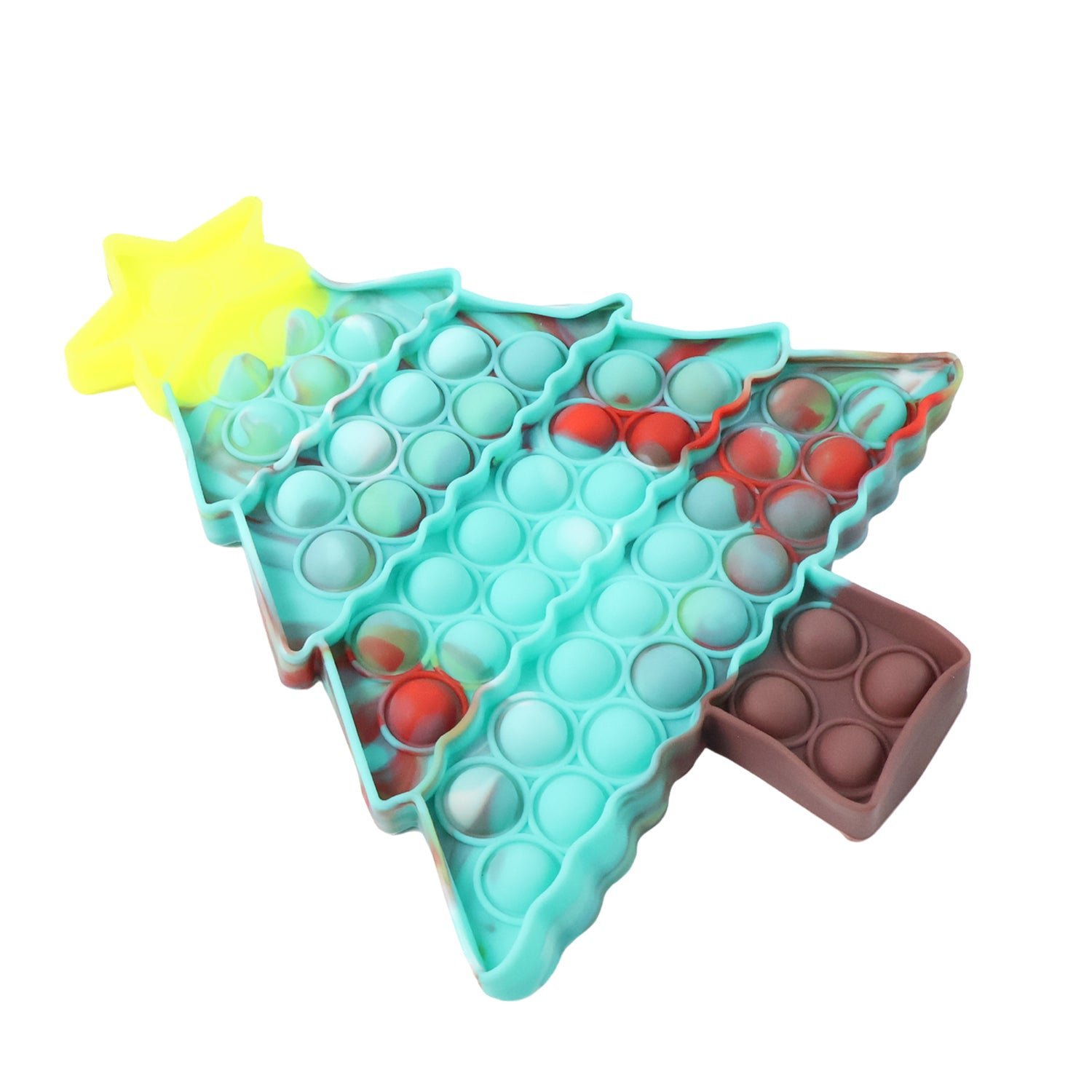 Silicone Pop It Fidget Toy – Premium Tree Shape Stress Relief