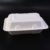 Bagasse Clamshell Food Box – Eco-Friendly 9x6 Inch Disposable Set