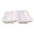 Bagasse Clamshell Food Box – Eco-Friendly 9x6 Inch Disposable Set