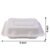 Bagasse Clamshell Food Box – Eco-Friendly 9x6 Inch Disposable Set
