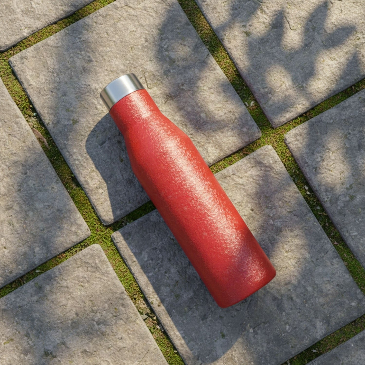 Red Stainless Steel Water Bottle 1000ml – Insulated & Leakproof
