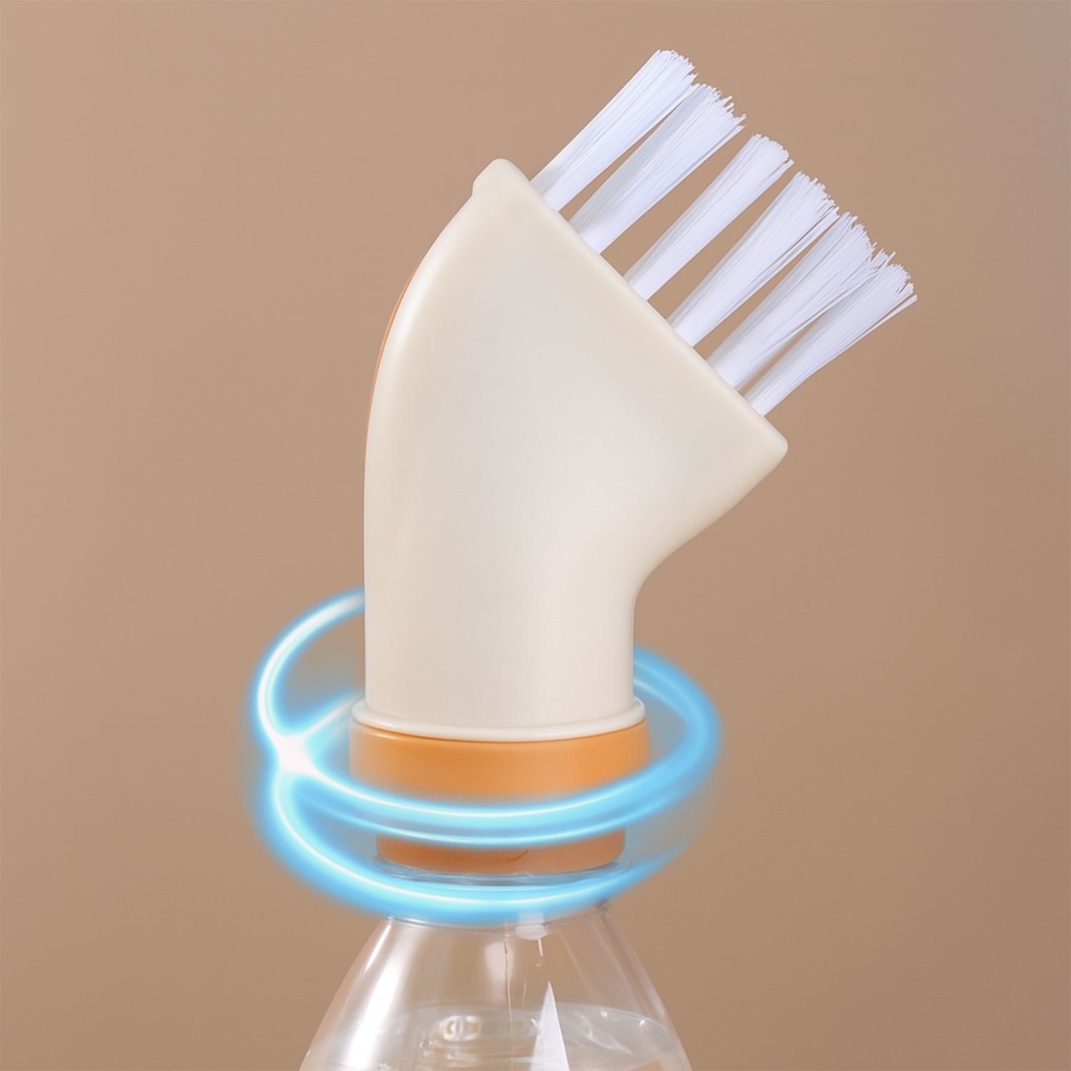 Bottle-Attachable Cleaning Brush – Ergonomic Deep Scrubber