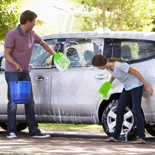 Microfiber Car Wash Glove – Scratch-Free Deep Cleaning