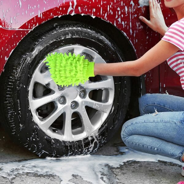 Microfiber Car Wash Glove – Scratch-Free Deep Cleaning