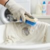 Hard Bristle Cleaning Brush – Durable Wooden Handle for Tough Scrubbing