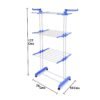 Clothes Drying Rack – Foldable, Portable & Space-Saving Design