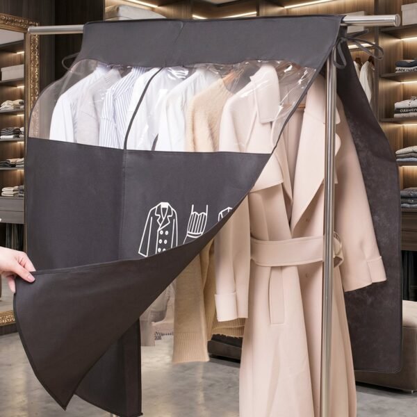 Hanging Garment Dust Cover – Keeps Clothes Neat & Dust-Free