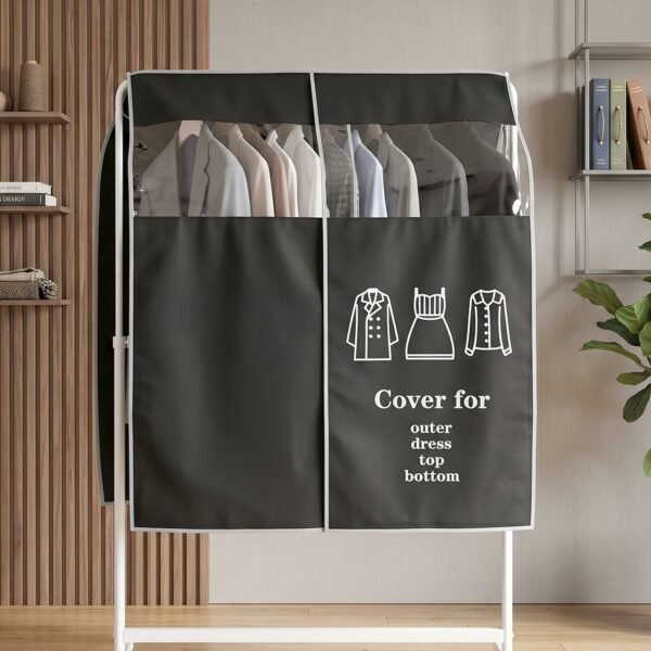 Hanging Garment Dust Cover – Keeps Clothes Neat & Dust-Free