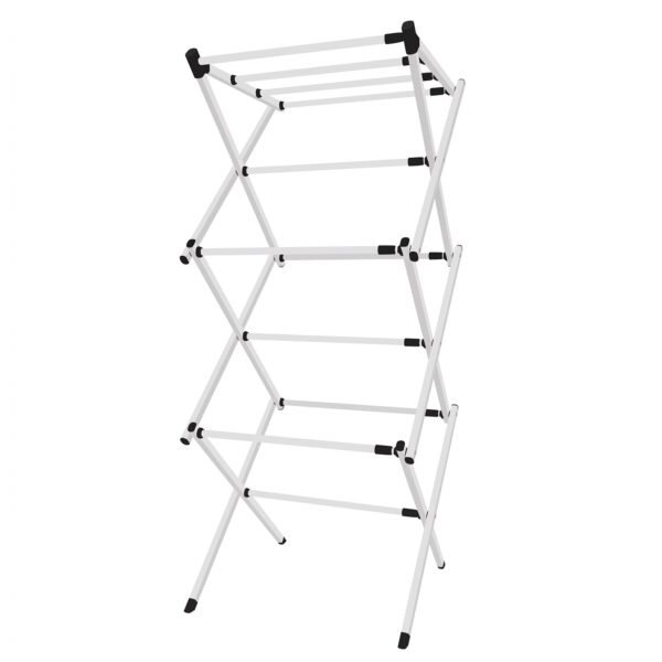 Metal Foldable Clothes Drying Rack – 3 Tier Portable Stand