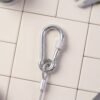Heavy Duty Steel Clothesline – 5 Meter Wire Rope with Carabiner Hooks