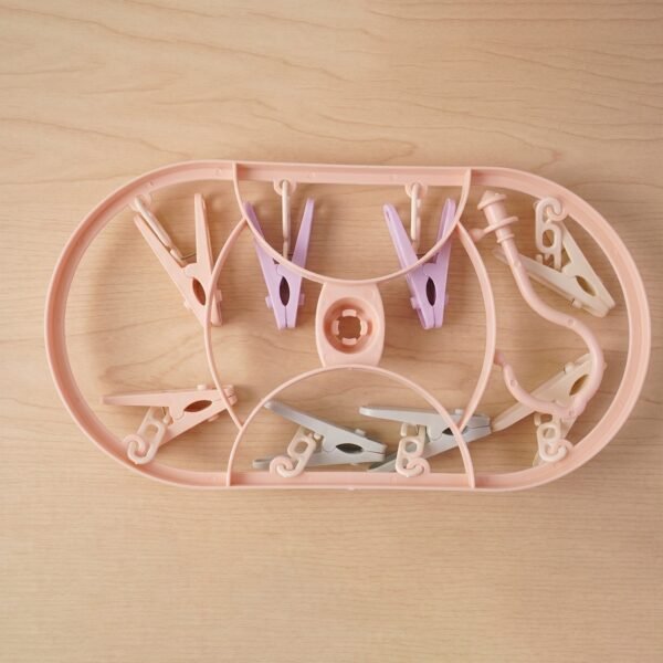 Multipurpose Plastic Hanger Clips Set – Strong Clothes Gripping Tool
