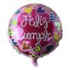 Feliz Cumple Foil Balloon – Bright Colorful Birthday Decor