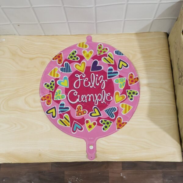 Feliz Cumple Foil Balloon – Bright Colorful Birthday Decor