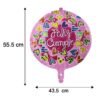 Feliz Cumple Foil Balloon – Bright Colorful Birthday Decor