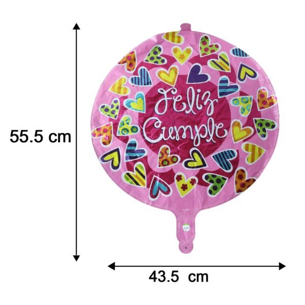 Feliz Cumple Foil Balloon – Bright Colorful Birthday Decor