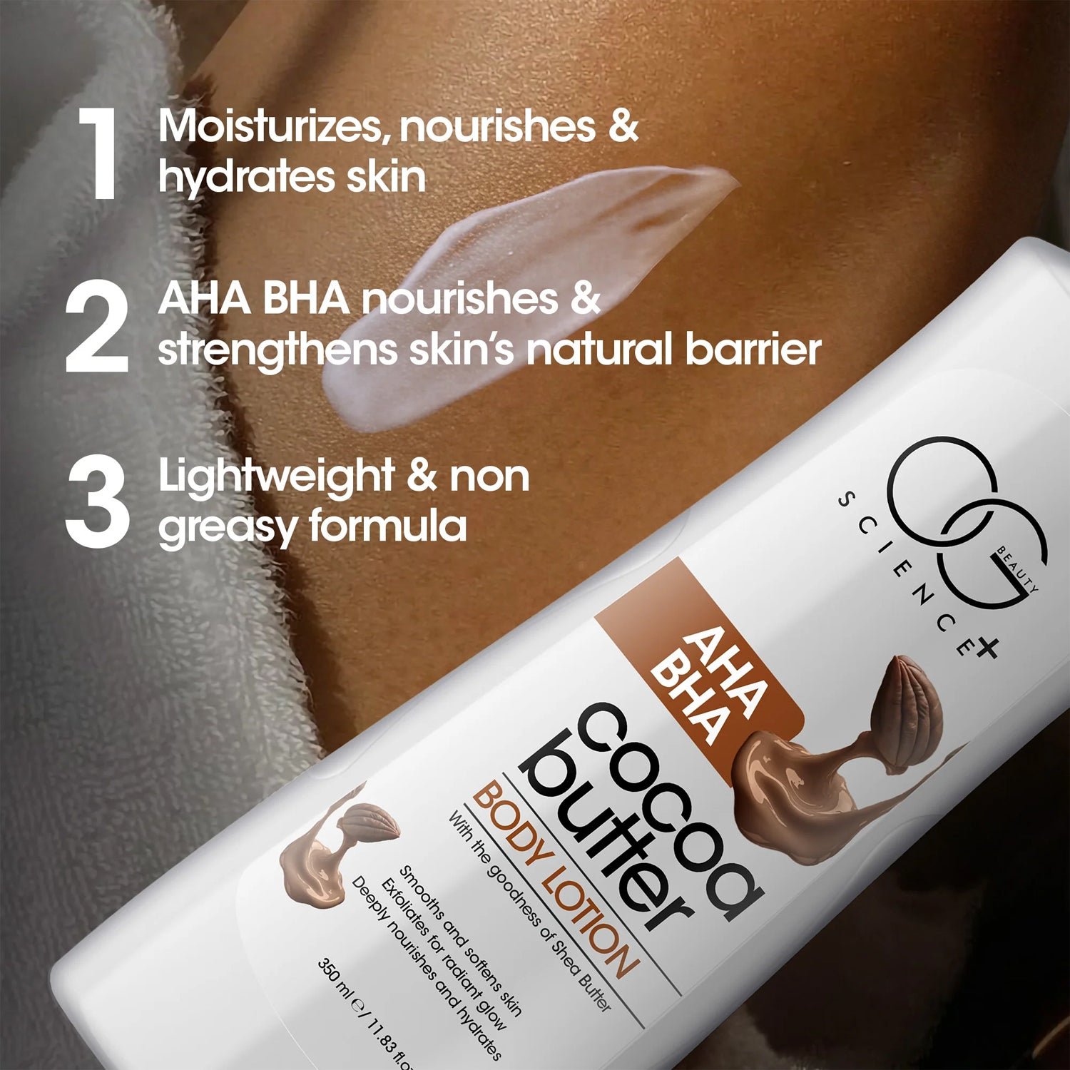 Cocoa Butter Body Lotion – Deep Hydration & Radiant Skin Glow