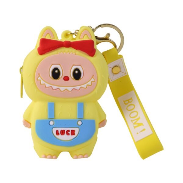 Cute Cartoon Monster Silicone Coin Purse – Playful & Compact