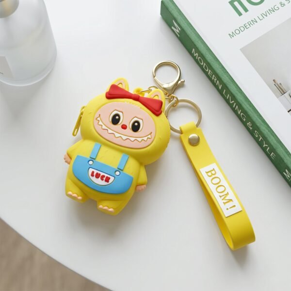 Cute Cartoon Monster Silicone Coin Purse – Playful & Compact