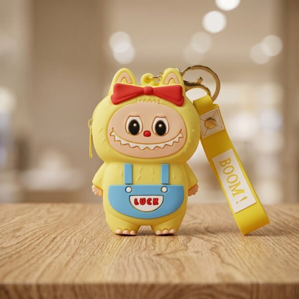 Cute Cartoon Monster Silicone Coin Purse – Playful & Compact