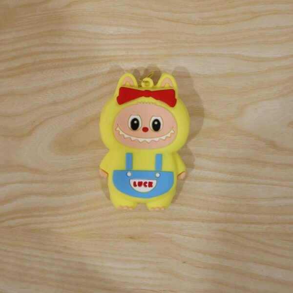 Cute Cartoon Monster Silicone Coin Purse – Playful & Compact