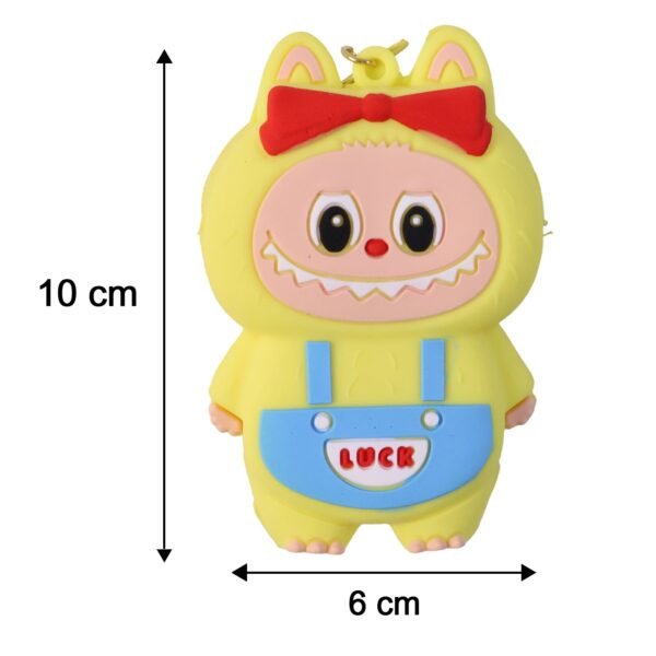 Cute Cartoon Monster Silicone Coin Purse – Playful & Compact