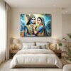 ColofulRadhaKrishna05-03 Radha Krishna Wall Frame – Elegant Divine Home Decor