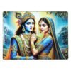 ColofulRadhaKrishna05-04 Radha Krishna Wall Frame – Elegant Divine Home Decor