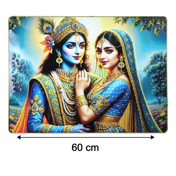 ColofulRadhaKrishna05-size Radha Krishna Wall Frame – Elegant Divine Home Decor