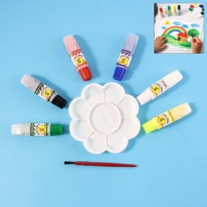 Color-kit-01 Kids Water Colour Painting Set – Complete Art Kit with Brush & Palette