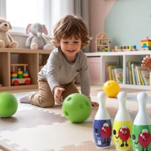 Kids Bowling Set – Develops Motor Skills & Coordination