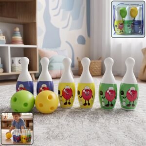 Kids Bowling Set – Develops Motor Skills & Coordination