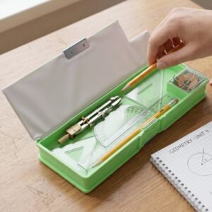 Kids Pencil Compass – Fun Animal Design with Secure Lid
